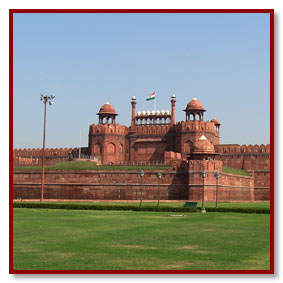 The red fort old delhi